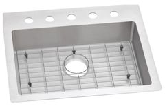 Elkay® Crosstown Stainless Steel 25'' x 22'' x 8'' Single Bowl Dual Mount Sink Kit