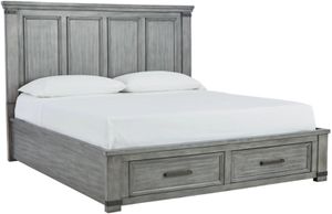Mill Street® Gray Queen Storage Bed