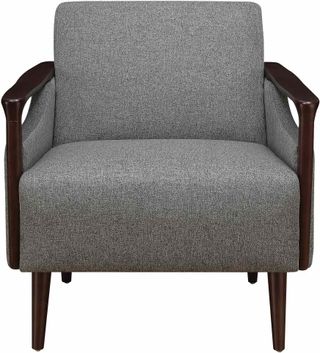 Coaster® Grey And Brown Accent Chair