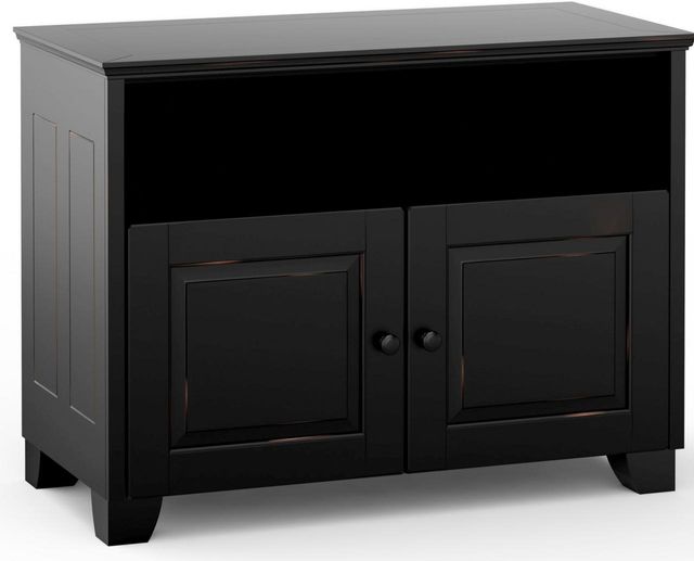 Salamander Designs® Hampton 329 AV Cabinet-Distressed Black