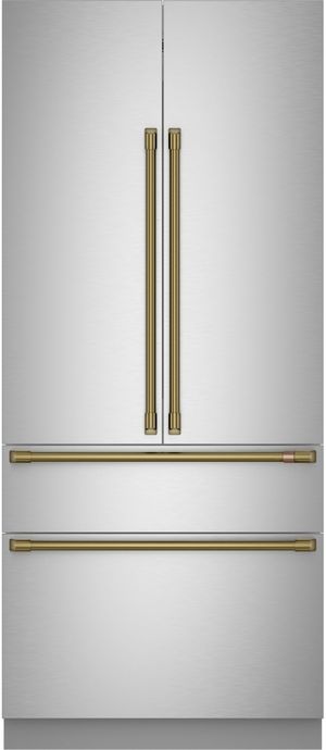 Café™ Brushed Brass Refrigeration Handle Kit