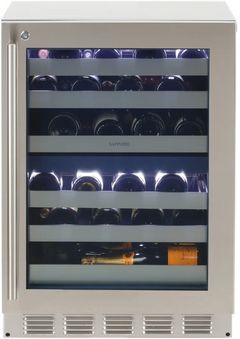 Sapphire Appliances 24" Stainless Steel Wine Cooler