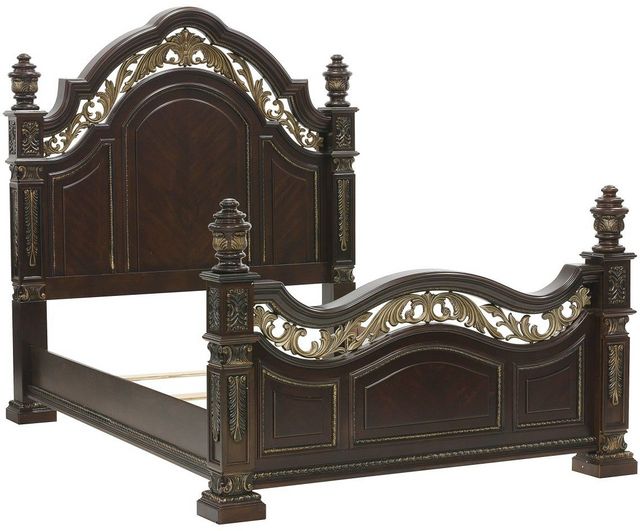 Homelegance® Catalonia Cherry Queen Bed-0