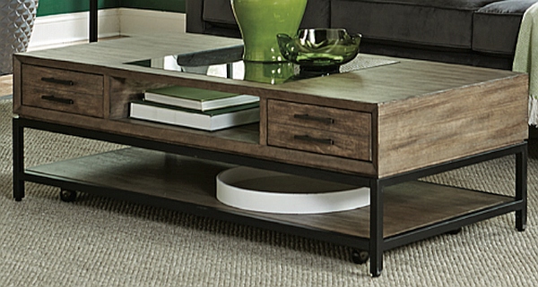 hammary coffee table with stools