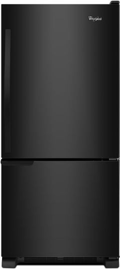 Whirlpool® Gold® 18.7 Cu. Ft. Bottom Freezer Refrigerator-Black-WRB119WFBB