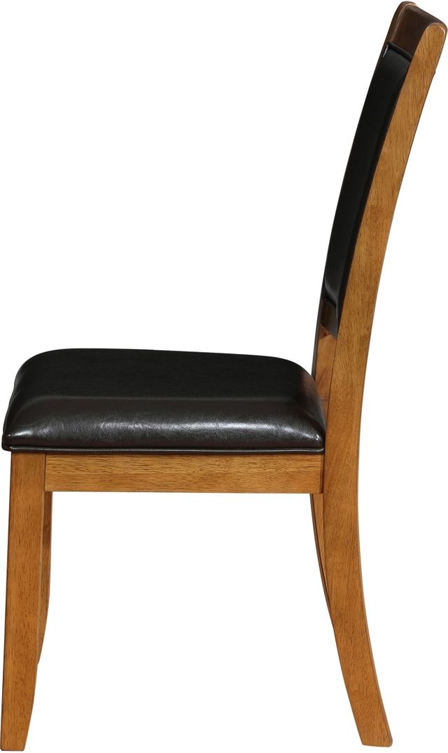 Coaster® Nelms 2-Piece Deep Brown/Black Side Chairs-2
