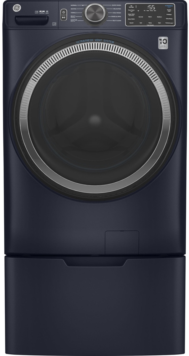 GE® 4.8 Cu. Ft. Sapphire Blue Smart Front Load Washer Spencer