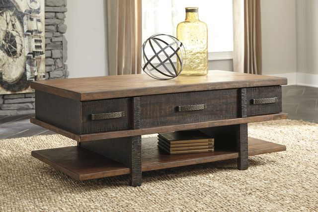 Signature Design by Ashley® Stanah 2-Piece Two-Tone Living Room Table Set 3