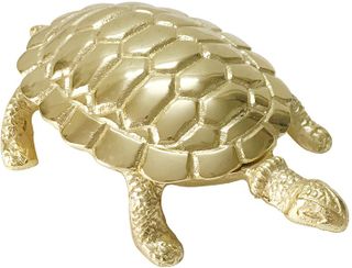 A & B Home Gold Turtle Ornament