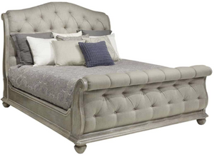 A.R.T. Furniture® Summer Creak Shoals Light Brown King Upholstered Sleigh Bed