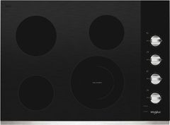 Whirlpool® 30" Stainless Steel Electric Cooktop-WCE55US0HS
