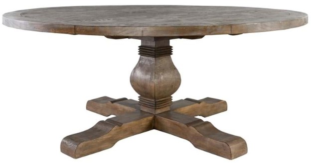Classic Home Caleb Brown 72" Round Dining Table
