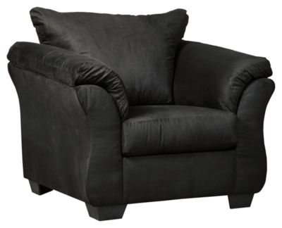 Signature Design by Ashley® Darcy 2-Piece Black Living Room Seating Set-2