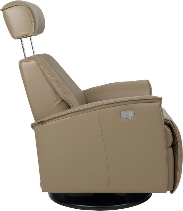 Fjords® Relax Venice Nougat Small Dual Motion Swivel Recliner 8