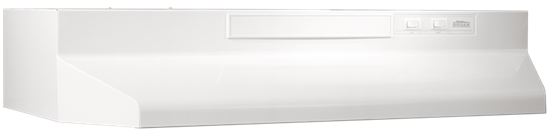 Broan® 24" Convertible Under The Cabinet Hood-White-On-White