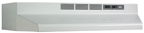 Broan® 30" Convertible Under The Cabinet Hood-White