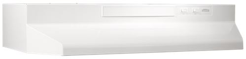 Broan® 30" White-On-White Convertible Under The Cabinet Hood