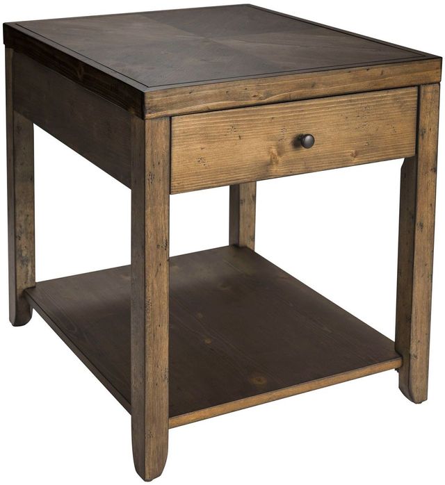 Liberty Furniture Mitchell Nutmeg End Table-0