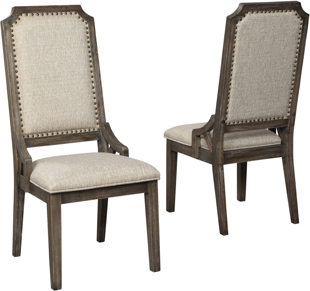 rustic upholstered dining chairs