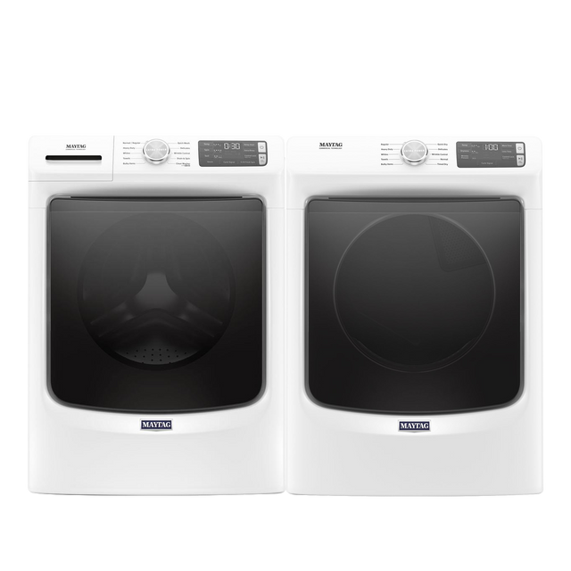 Maytag® White Front Load Laundry Pair-0