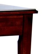 Durham Furniture Solid Accents Bordeaux 48" Contemporary Writing Desk 1