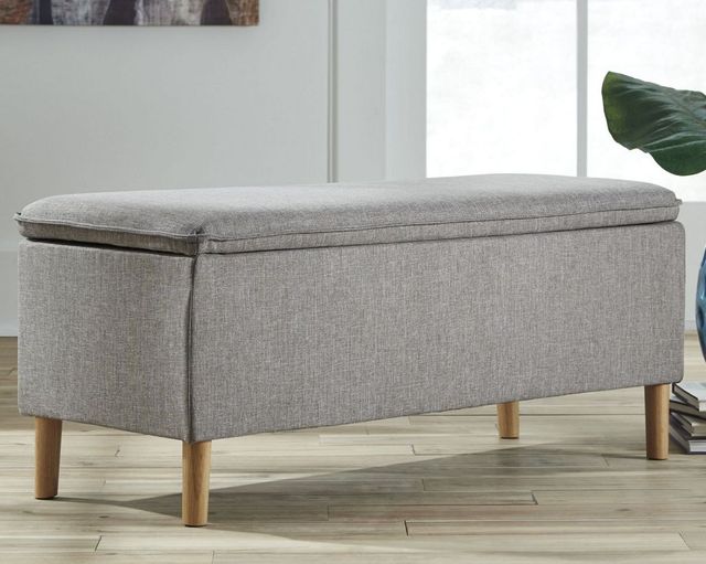 Signature Design by Ashley® Kaviton Gray Accent Bench 1