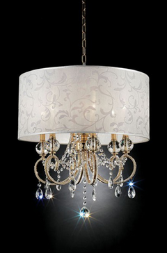 Furniture of America® Deborah Gold Ceiling Lamp