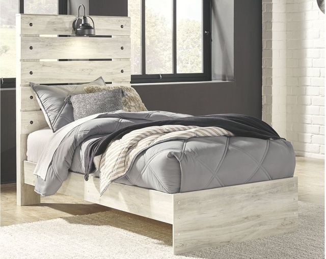 Signature Design by Ashley® Cambeck Whitewash Twin Panel Bed-2