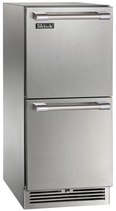 Perlick® Signature Series 2.8 Cu. Ft. Stainless Steel Refrigerator Drawer