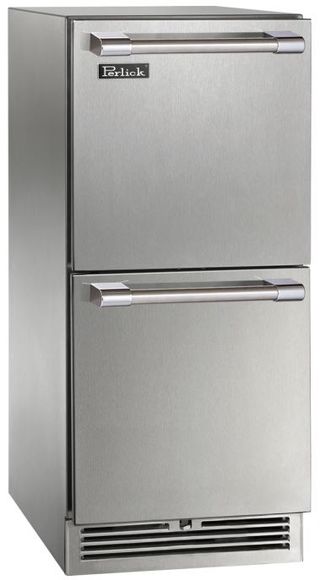 Perlick® Signature Series 2.8 Cu. Ft. Stainless Steel Refrigerator Drawer