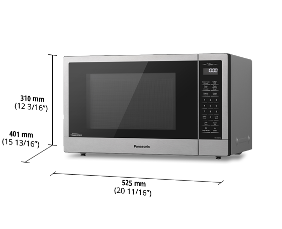 Panasonic Inverter® 1.2 Cu. Ft. Stainless Steel Countertop Microwave 3