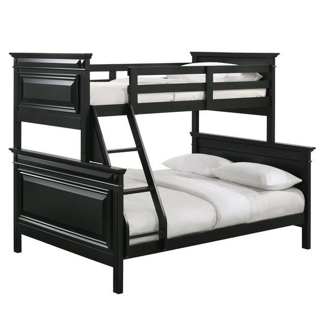 Caleb Twin Over Full Bunk Bed, Twin and Full Mattresses Free!-4