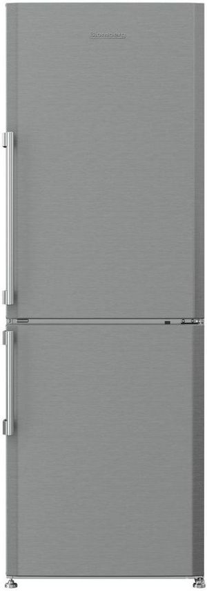 Blomberg® 16.8 Cu. Ft. Stainless Steel Counter Depth Bottom Freezer Refrigerator