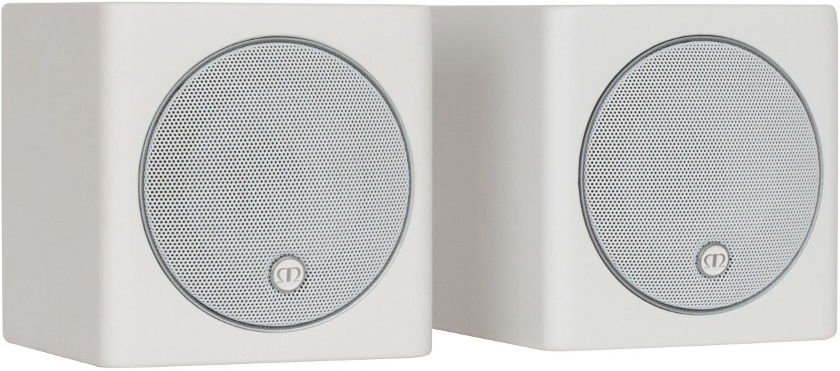 Monitor Audio Radius 45 Satin White Bookshelf Speakers (Pair