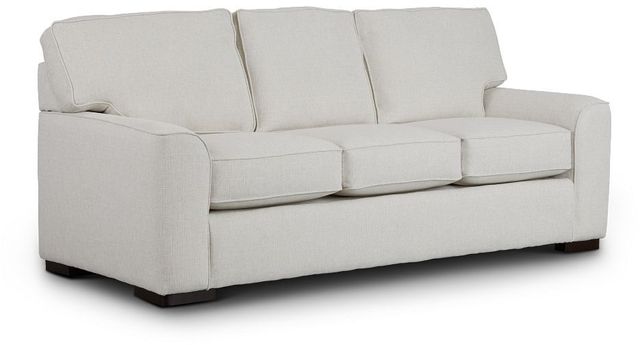Kevin Charles Fine Upholstery® Austin Sugarshack Glacier Queen Sleeper Sofa-0