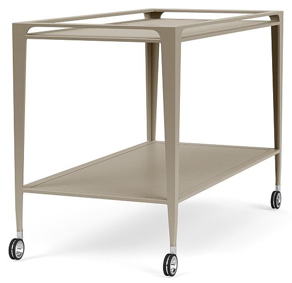 Brown Jordan® Still Console Table and Serving Cart 2