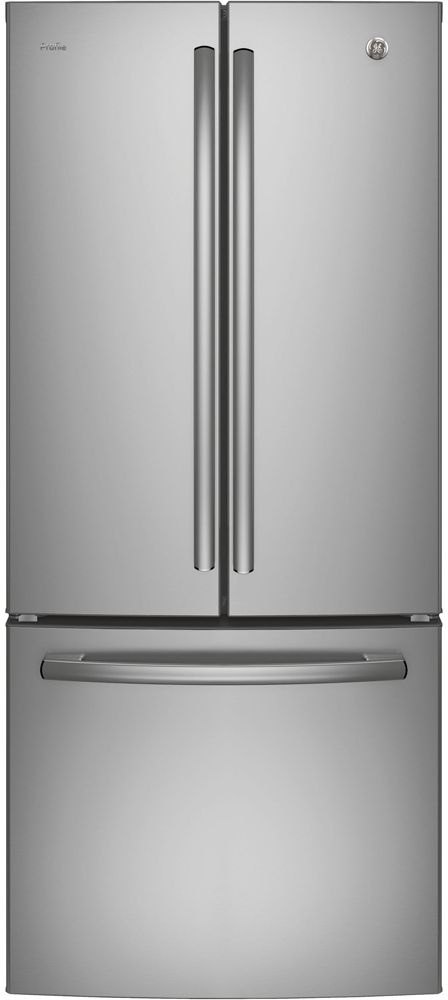 Réfrigérateur à portes françaises de 33 po GE Profile™ de 24.8 pi³ - Acier inoxydable résistant aux traces de doigts