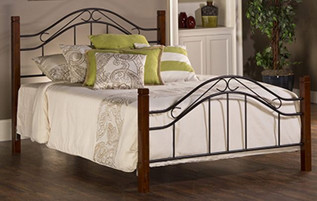 Hillsdale Furniture Winsloh Medium Oak Twin Bed  0