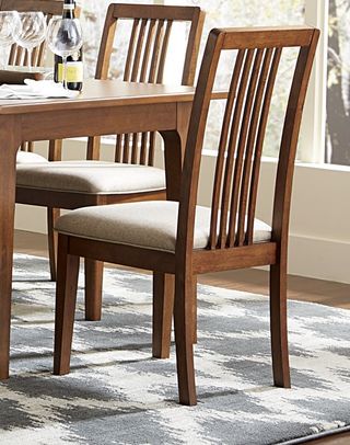 Progressive Furniture Mid-Mod Tallback Upholstered Dining Chair