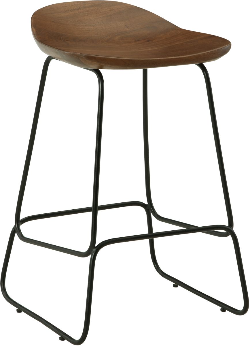 Maloux black deals bar stool