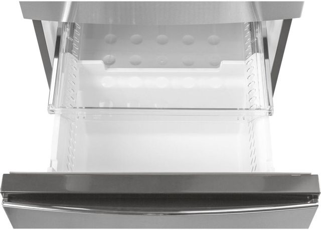 GE® 11.9 Cu. Ft. Stainless Steel Counter Depth Bottom Freezer Refrigerator 4