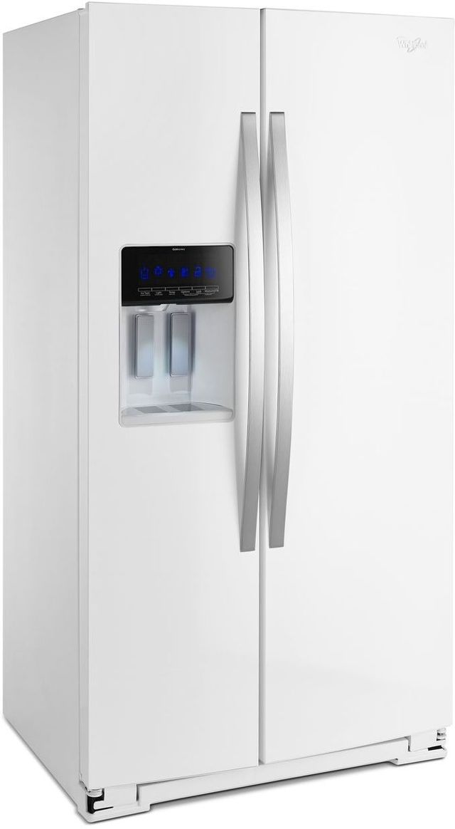 Whirlpool® 20.0 Cu. Ft. Side-By-Side Refrigerator-White Ice 1
