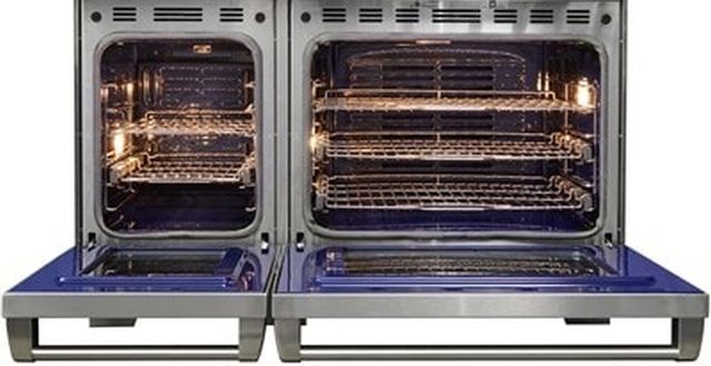 Wolf® 48" Natural Gas Stainless Steel Freestanding Dual Fuel Range-2