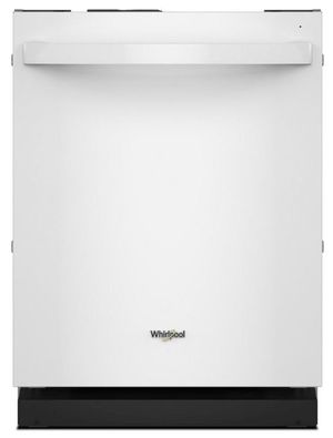 Whirlpool® 24" White Top Control Built In Dishwasher