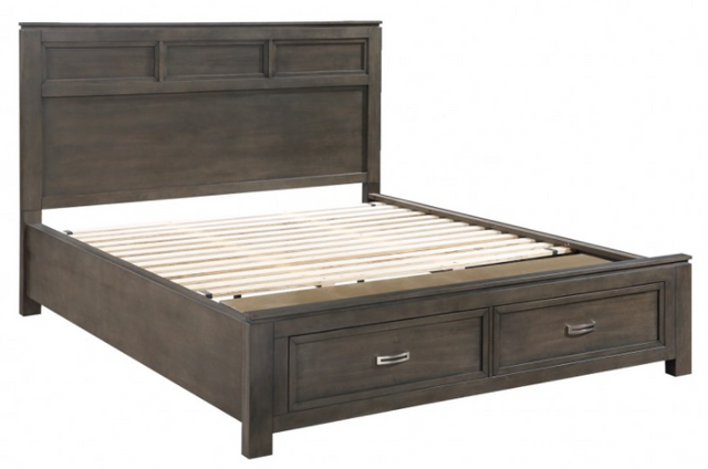 Winners Only® Harper Gray California King Storage Bed 0