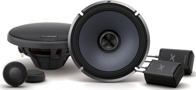 Alpine® X-Series 6.5" Component 2-Way Car Speakers