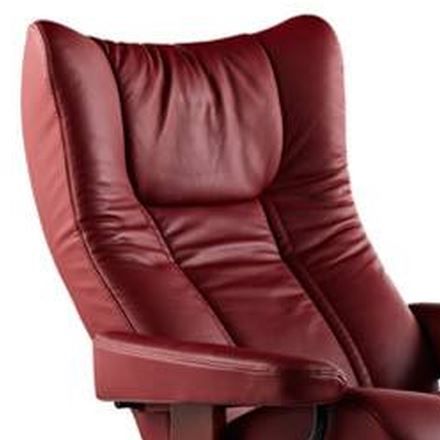 Stressless® by Ekornes® Wing Medium Classic Base Chair and Ottoman 1
