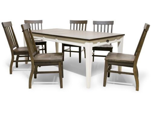 Cayla Dining Set, 4 Chairs, 2 Extra Chairs FREE