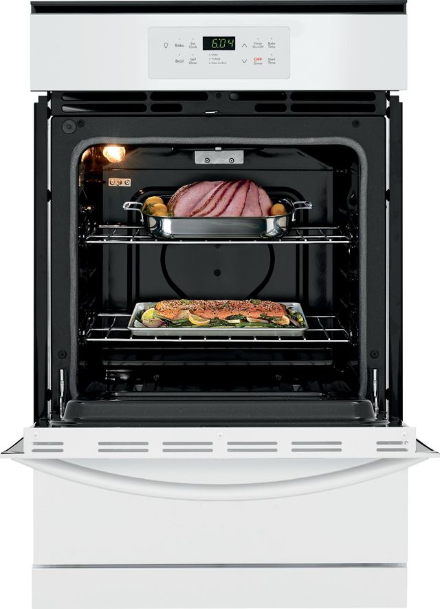 Frigidaire® 24" White Single Gas Wall Oven-2