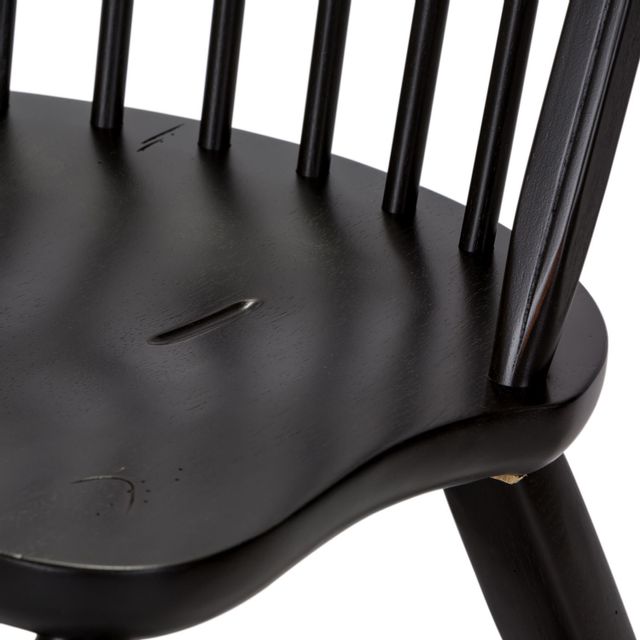 Liberty Furniture Treasures Black Bow Back Side Chair-3